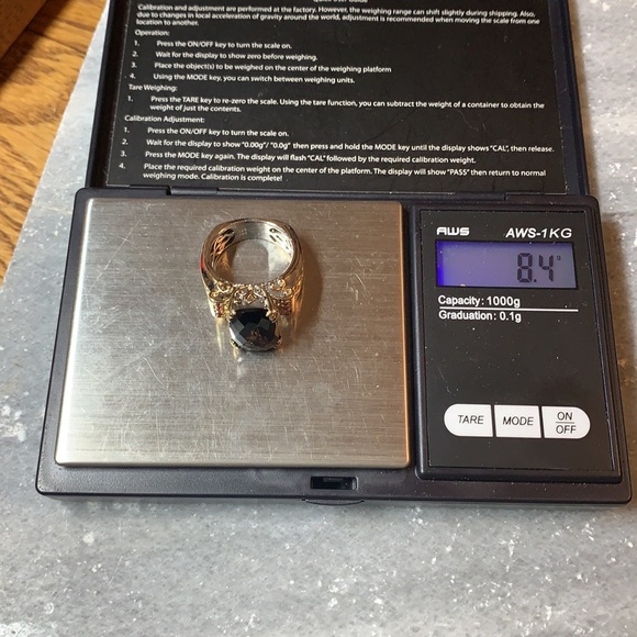 Micheal Valitutti Sterling Smokey Quartz Ring - Picture 17 of 17